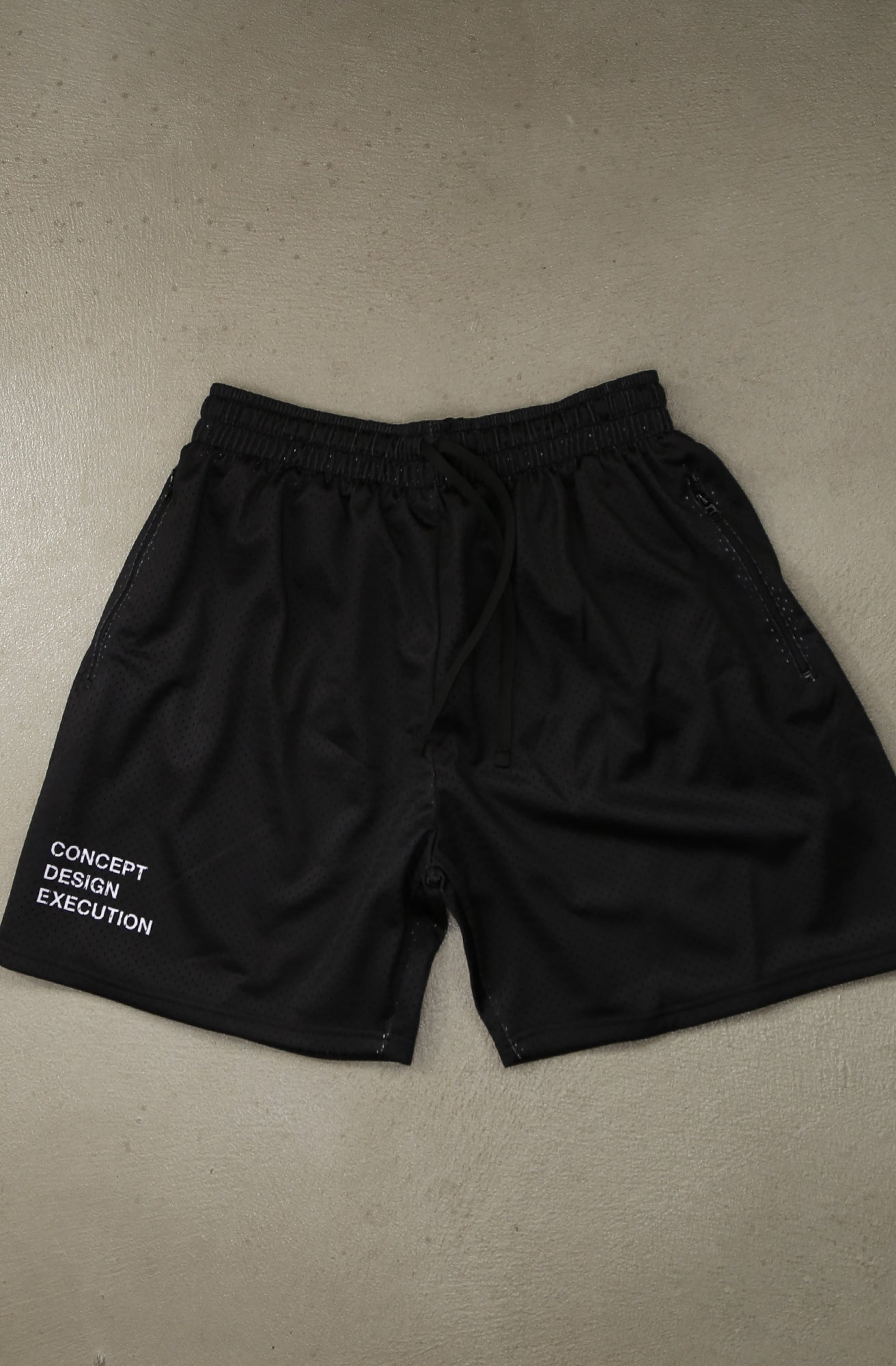 Core Principles (Men's Black Mesh Shorts)