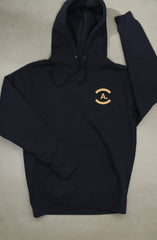 Higher Education (Men's Navy Hoody)