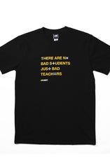 Alphanumeric x Adapt :: Bad Teachers (Men's Black Tee)