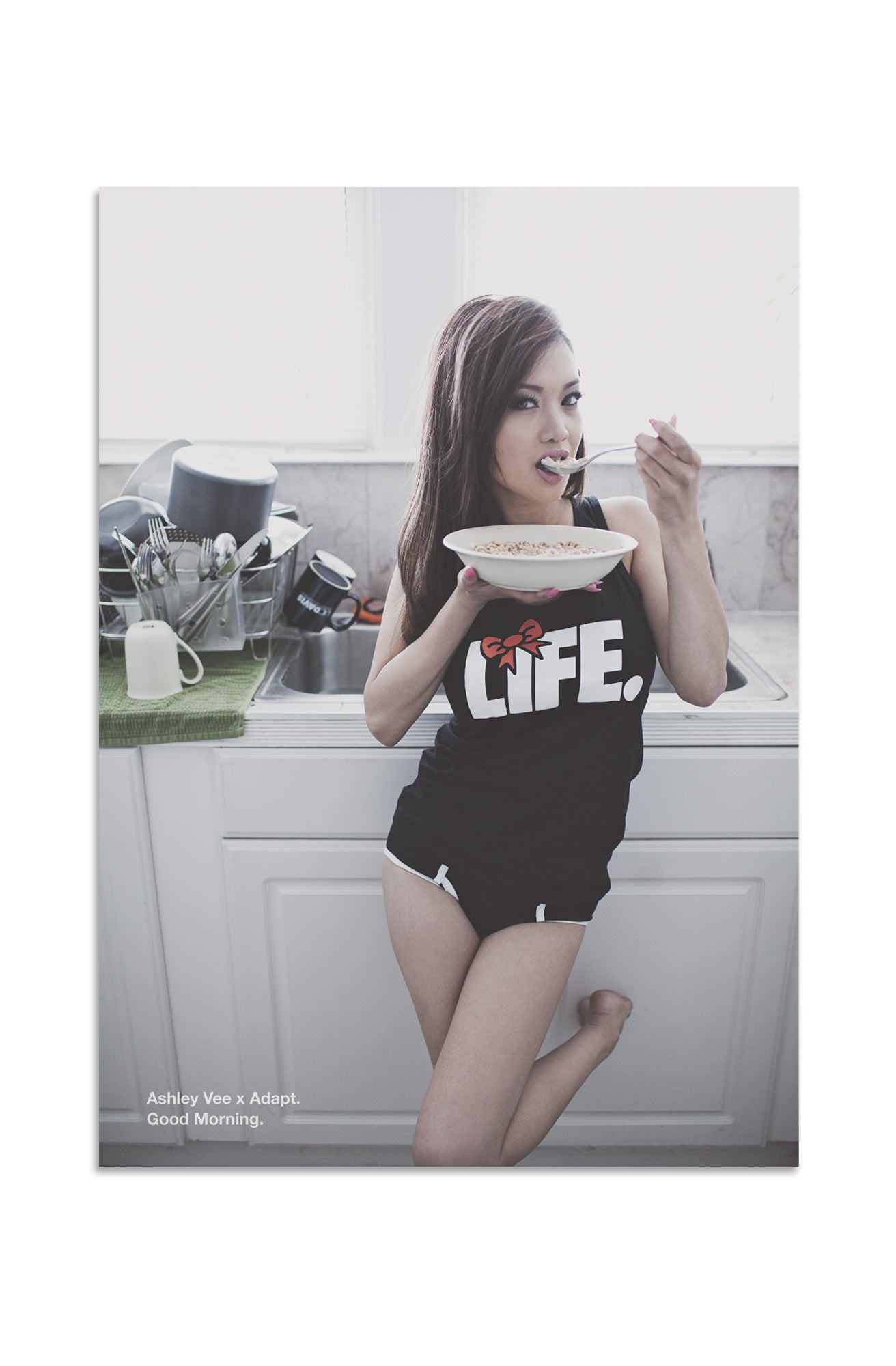 Ashley Vee X Adapt :: Good Morning (12.25" x 17.25" Poster)