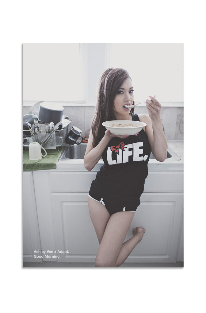 Ashley Vee X Adapt :: Good Morning (12.25" x 17.25" Poster)