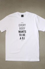 Deltron x Adapt :: DJ (Men's White Tee)