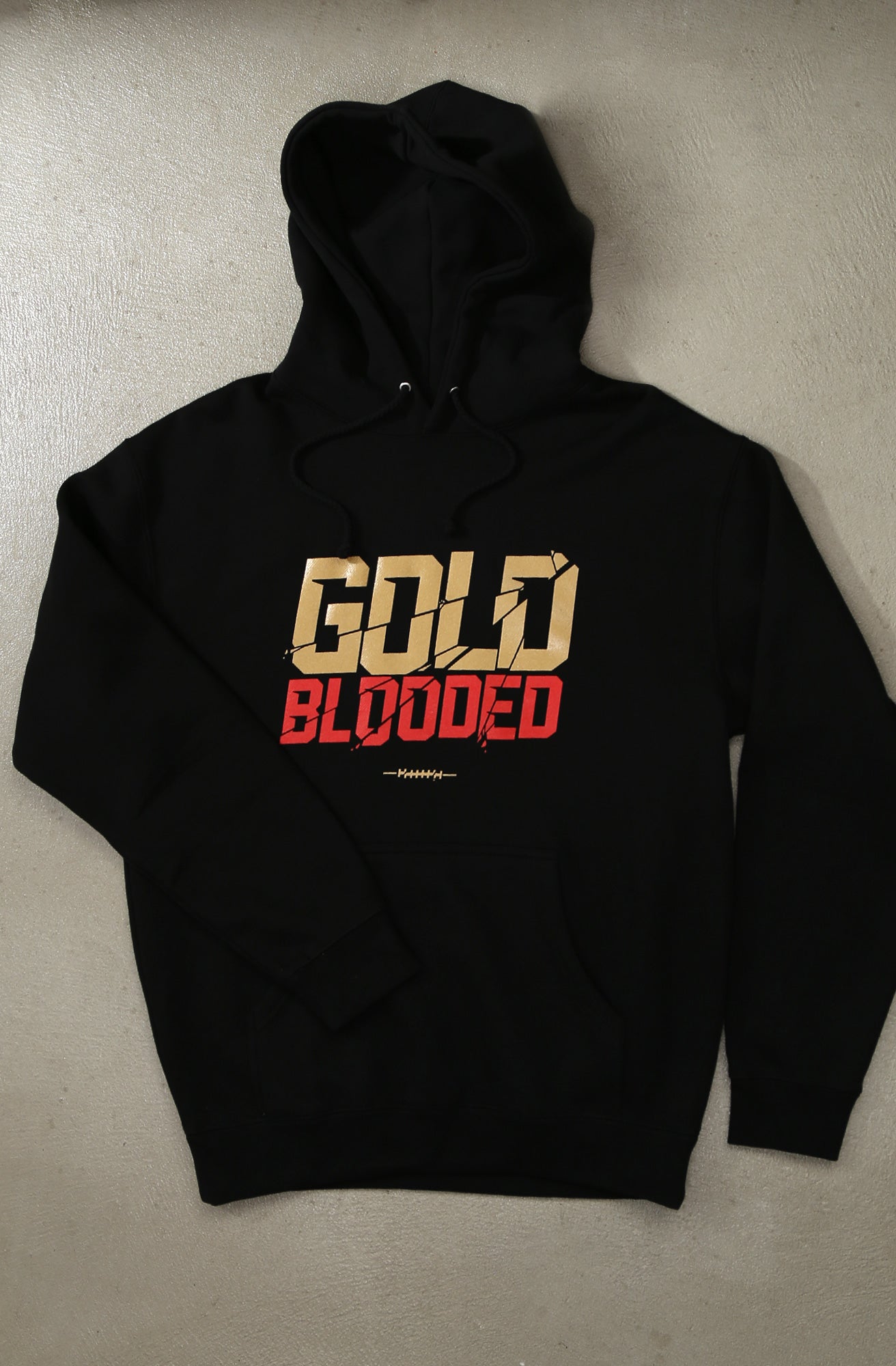 Dominick Puni x Adapt :: Gold Blooded 77 (Men's Black Hoody)