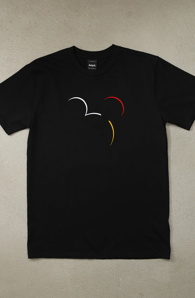Dot Eclipse (Men's Black Tee)