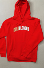 Gold Blooded Arc (Men's Red Hoody)