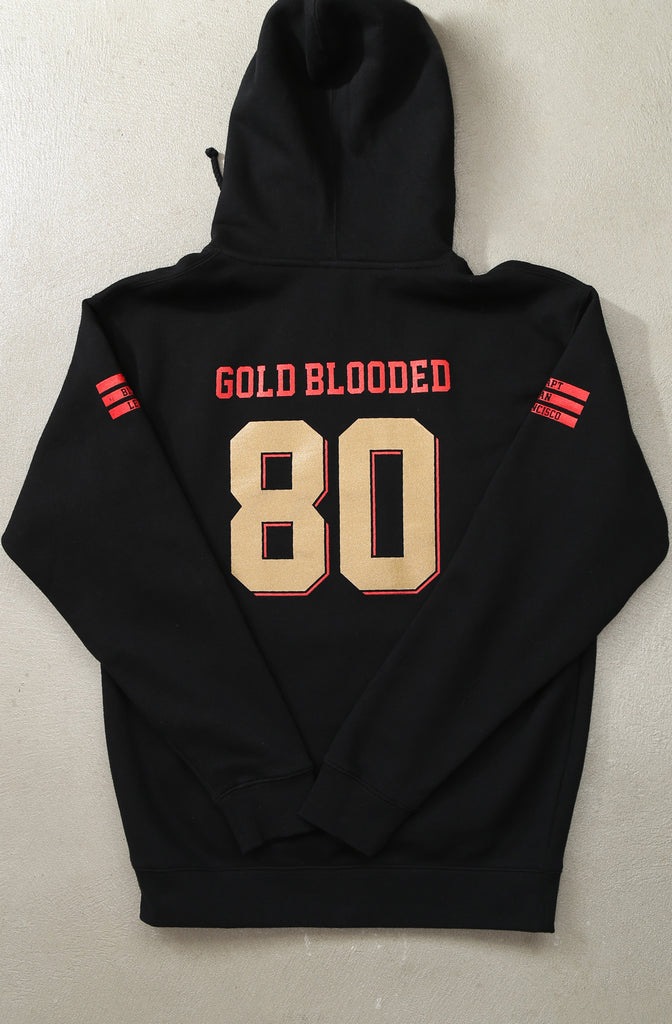 Gold Blooded Legends 80 (Men's Black Hoody)