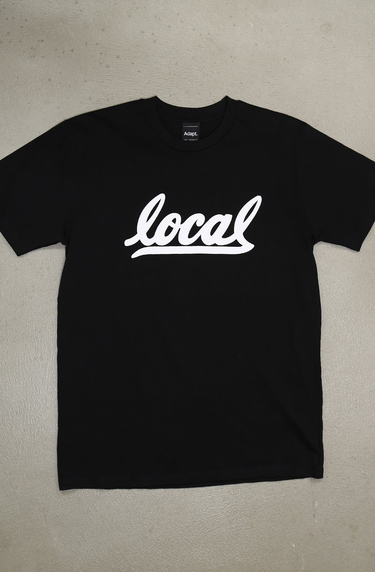 Local II  (Men's Black/White Tee)