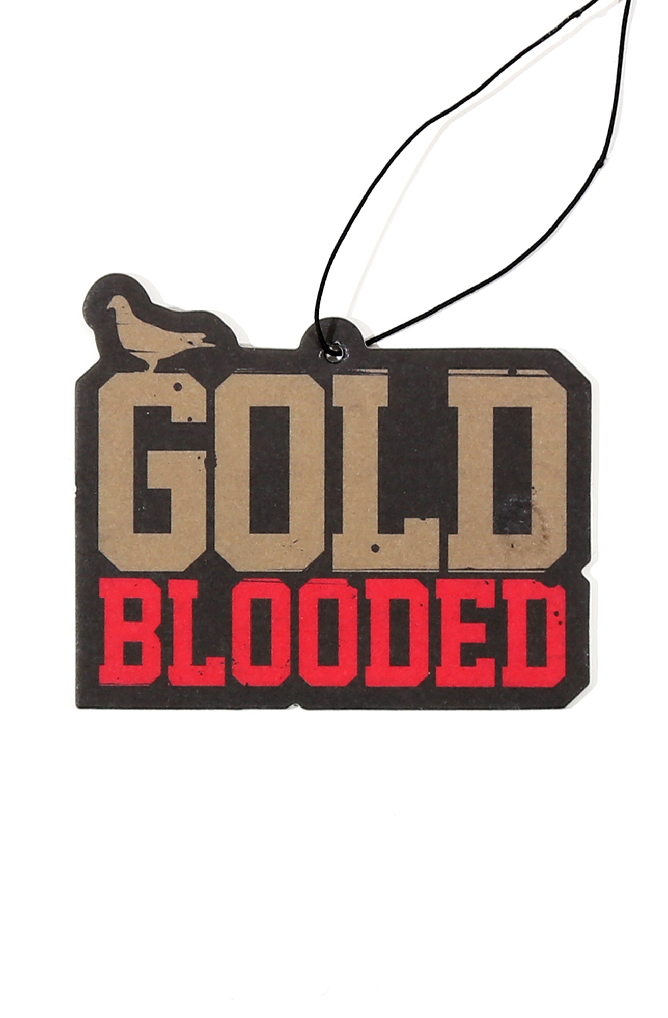 Gold Blooded (Black/Red Air Freshener)