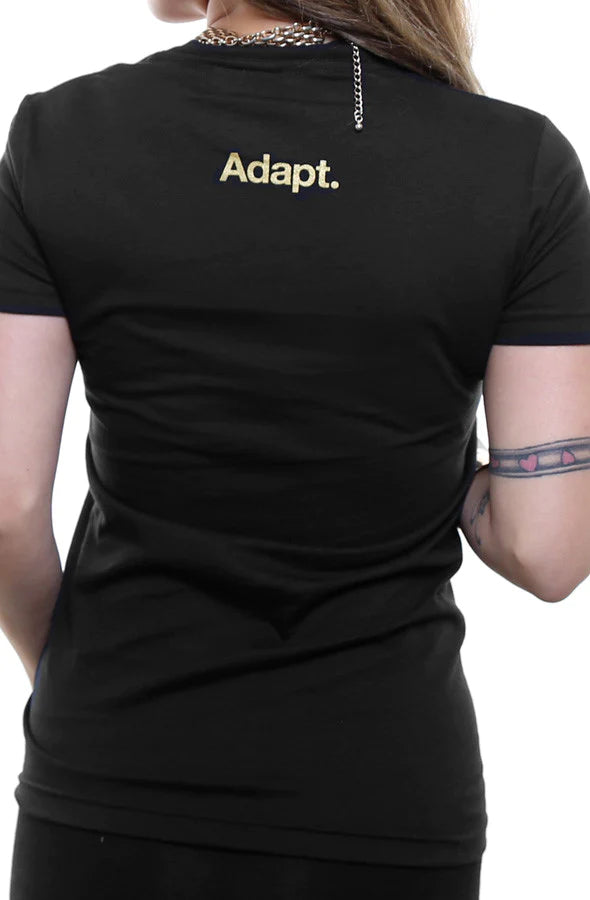 Adapt - Gold Blooded Women's T-Shirt, Black