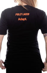 Fully Laced X Adapt :: From SF With Love (Women's Black/Orange V-Neck)