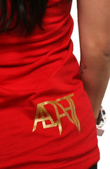 Gold Blooded (Women's Red Tank Top)