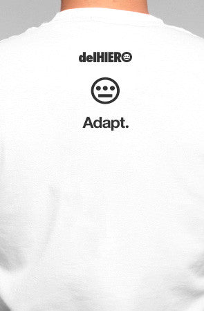 Deltron x Adapt :: Everybody Wants To Be A DJ (Men's White Tee
