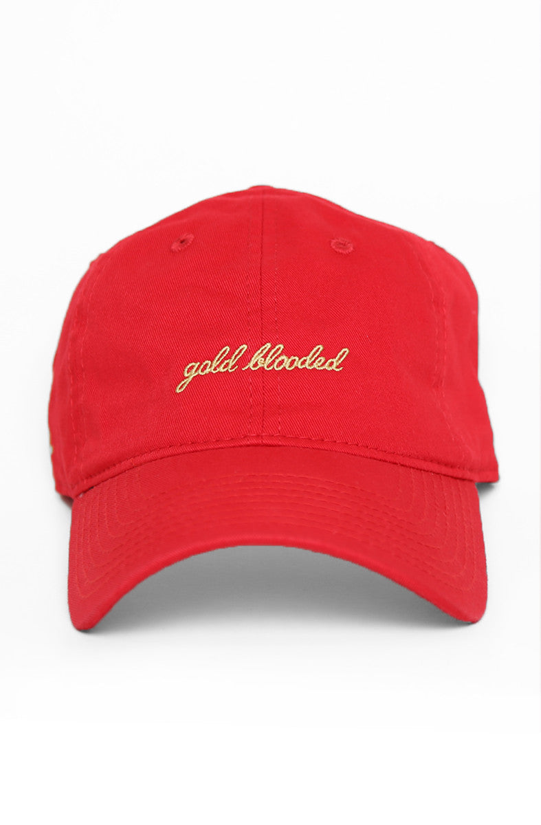 Gold Blooded (Red Low Crown Cap)