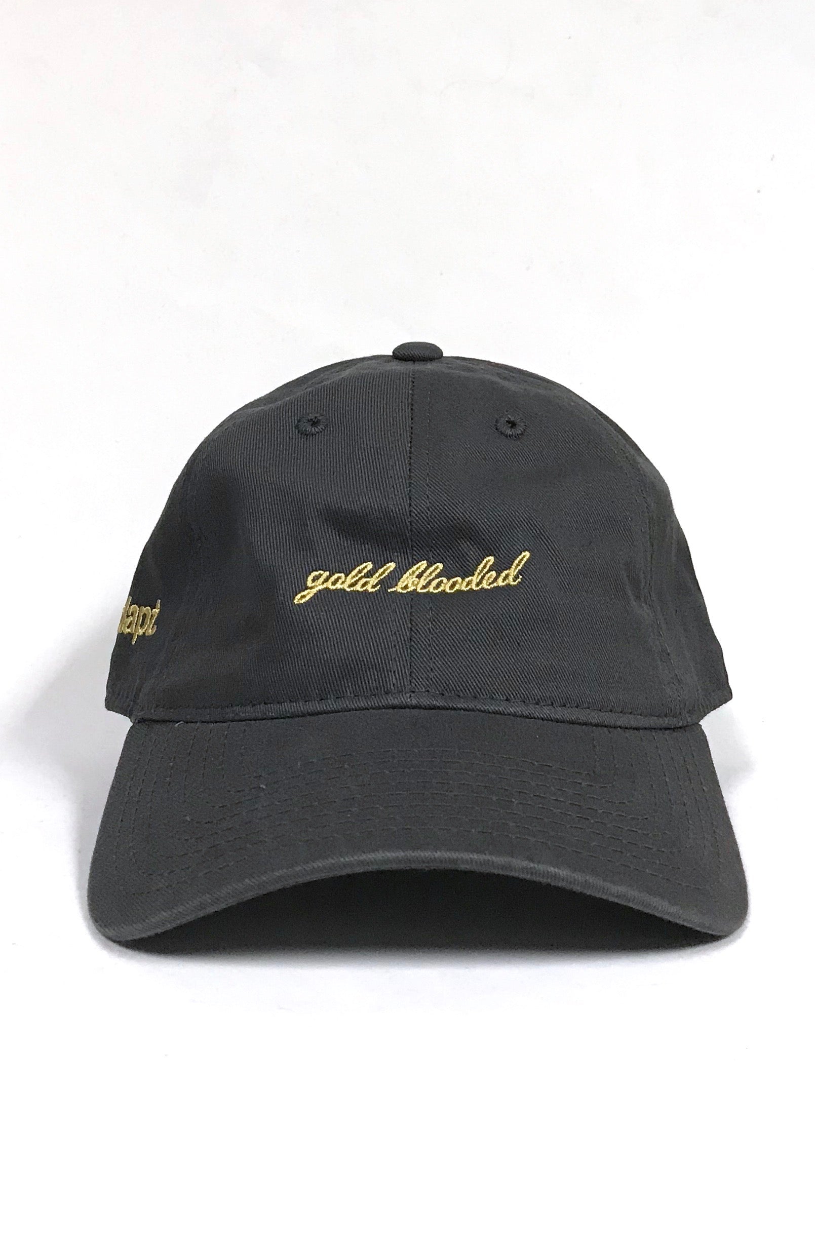 Gold Blooded (Charcoal Low Crown Cap)