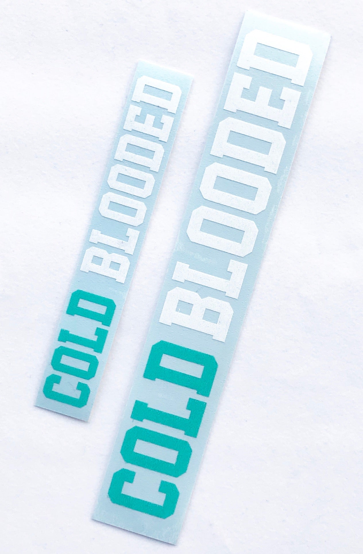 Cold Blooded II (Teal/White 4" + 6" Vinyl 2-Pack)