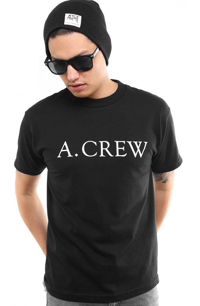 A. Crew (Men's Black Tee)