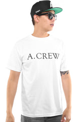 A. Crew (Men's White Tee)