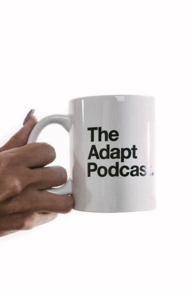 The Adapt Podcast. (White Mug)