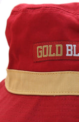 Gold Blooded (Red Bucket Hat)