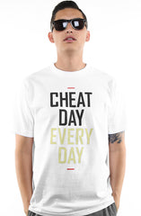 Frozen Kuhsterd x Adapt :: Cheat Day Every Day (Men's White Tee)