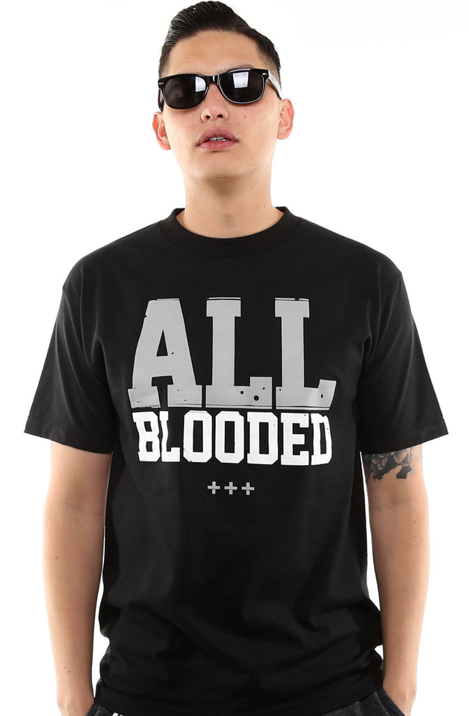 All Blooded (Men's Black/Grey Tee)