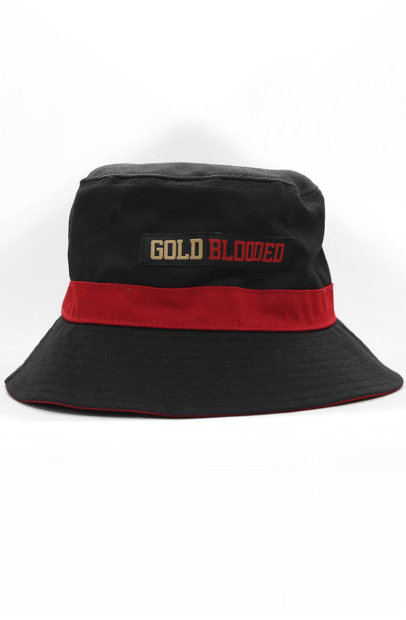 Gold Blooded (Black Bucket Hat)