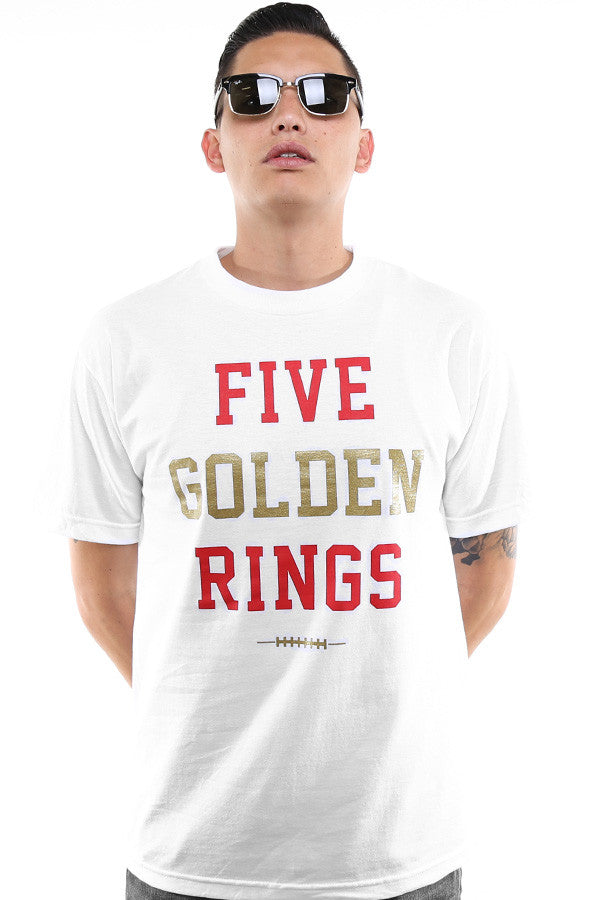 Five Golden Rings (Men's White Tee)