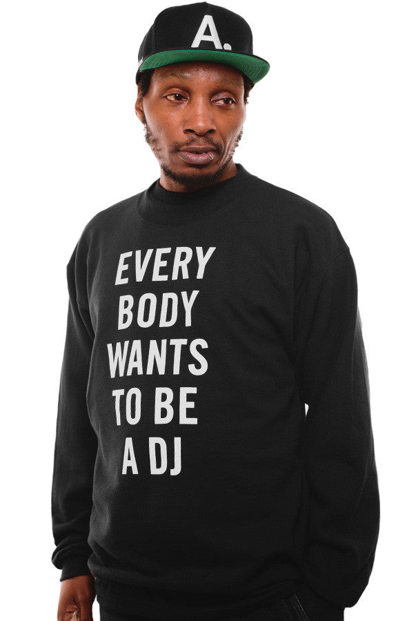 Deltron x Adapt :: Everybody Wants To Be A DJ (Men's Black Tee
