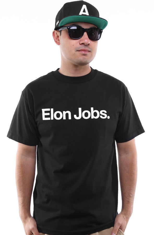 Elon Jobs (Men's Black Tee)