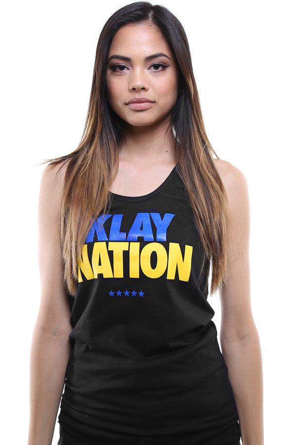 Klay Nation (Women's Black Tank Top) – Adapt.