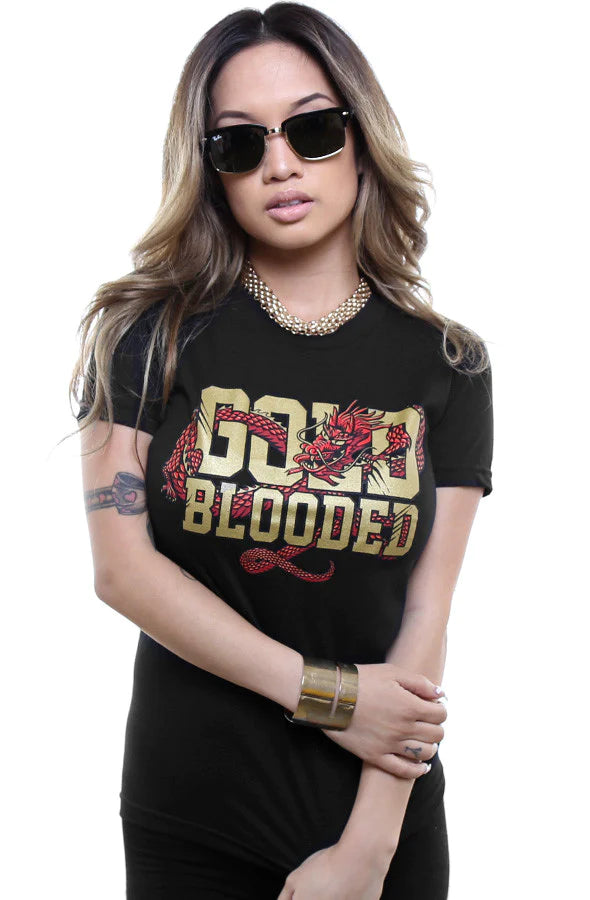 Adapt - Gold Blooded Women's T-Shirt, Black