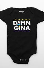 Damn Gina (Baby Black Onesie)