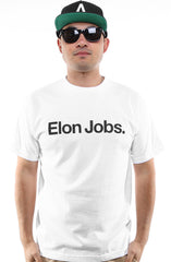 Elon Jobs (Men's White Tee)