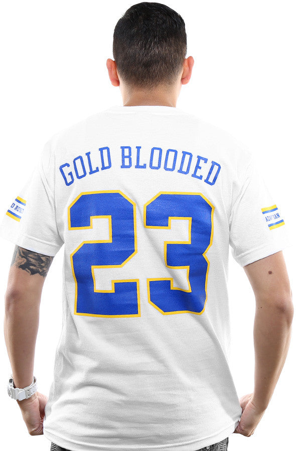 LAST CALL - Gold Blooded Royalty :: 23 (Men's White Tee)