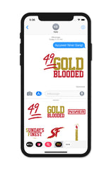 Gold Blooded Dynasty Edition (iOS Sticker App)