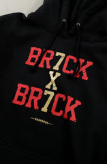 Brick By Brick (Men's Black Hoody)