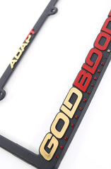 Gold Blooded RPM (Black/Red License Plate Frame)