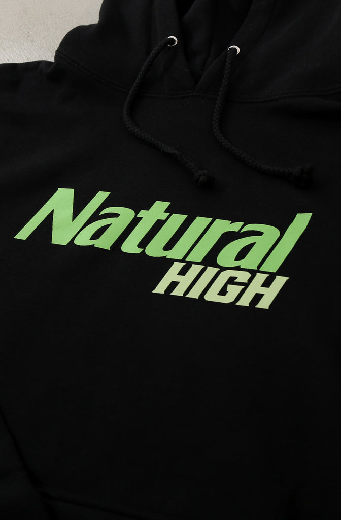 Natural High (Men's Black/Green Hoody) - Main Image