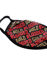 Gold Blooded (Black/Red Original Face Mask)