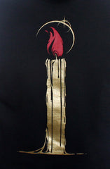 Candlestick (Men's Black Crewneck Sweatshirt)