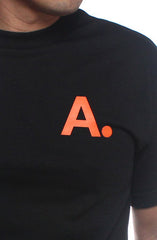 A-Type (Men's Black/Orange Tee)