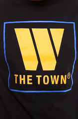 The Town (Men's Black Tee)
