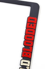 Gold Blooded (Black/Red License Plate Frame)