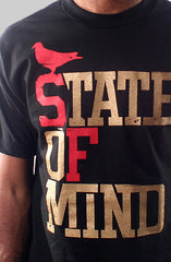 State of Mind (Men's Black/Red/Gold Tee)