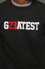 Greatest (Men's Black Crewneck Sweatshirt)