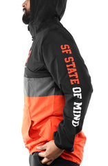 SAVS X Adapt :: State of Mind (Men's Black/Orange Anorak Jacket)
