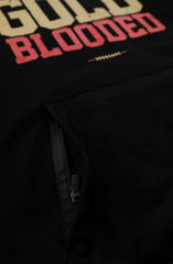 Gold Blooded (Men's Black/Red A1 Hoody)