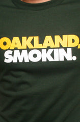 Oakland Smokin (Men's Green/Yellow Tee)