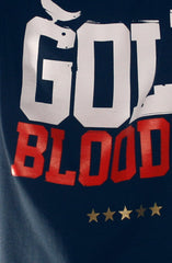 Gold Blooded Stars and Stripes Edition (Men's Navy Tee)