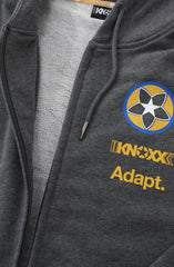 KNOXX X Adapt :: Gold Blooded KNX (Men's A1 Charcoal/Royal Zip Hoody)
